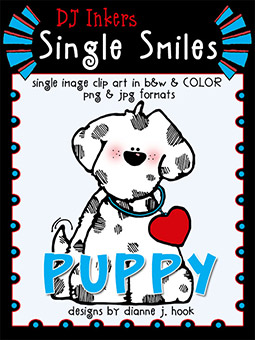 Puppy Dog Clip Art Single Smiles Image