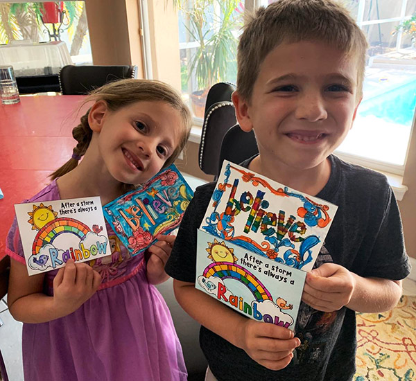 Printable Postcards - Coloring Activity Freebie