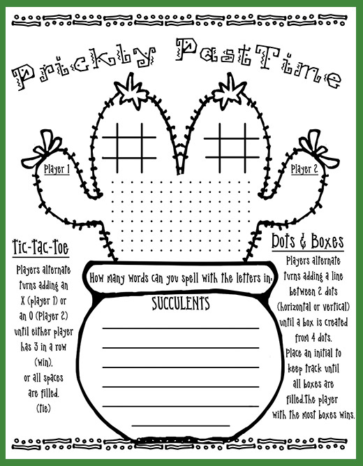 DJ Zen-Doodle Cactus Clip Art Download