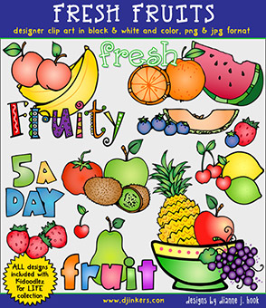 Fresh Fruit Clip Art Download