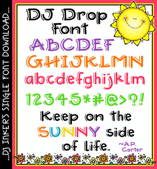 DJ Drop Font Download