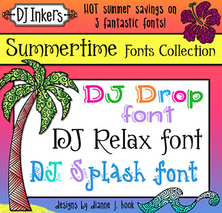 DJ Summertime Fonts Collection Download