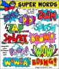 Super Words Clip Art Download