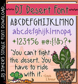 DJ Desert Font Download