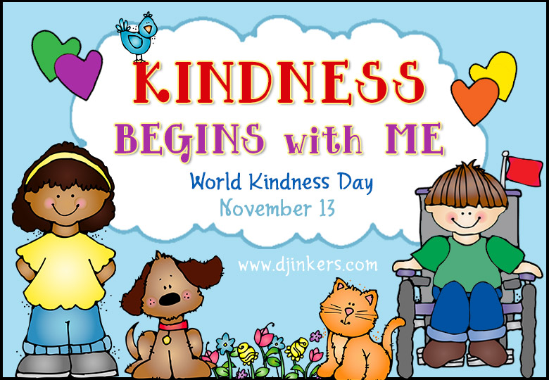 Kindness begins with me made with clip art and fonts by DJ Inkers