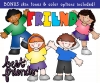 My Friends - Kids Clip Art Download