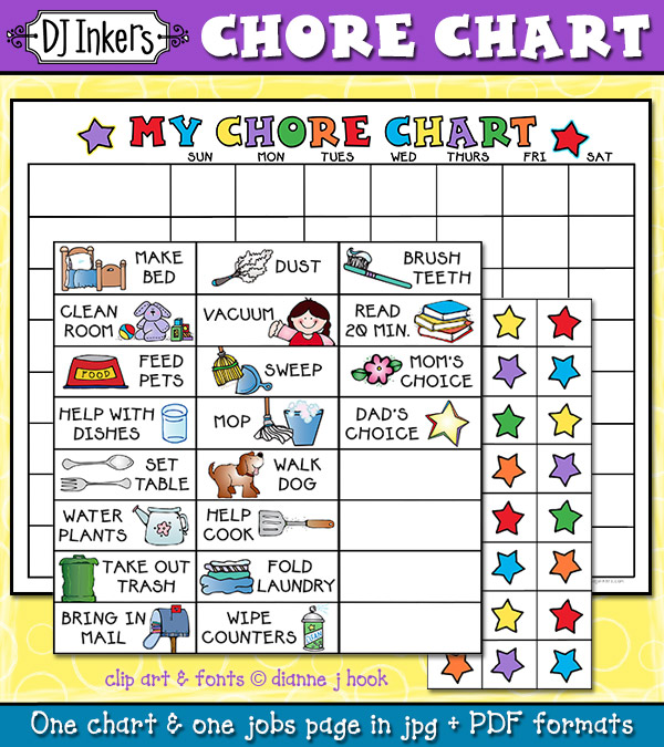 My Chore Chart Printable Download