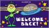 Welcome back to school sign made with Alien clip art by DJ Inkers