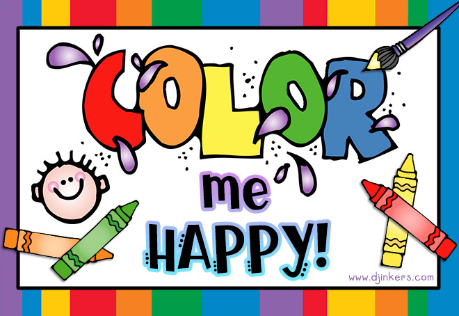 Color Me Happy clip art by DJ Inkers