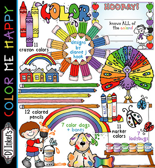 Color Me Happy Clip Art Download