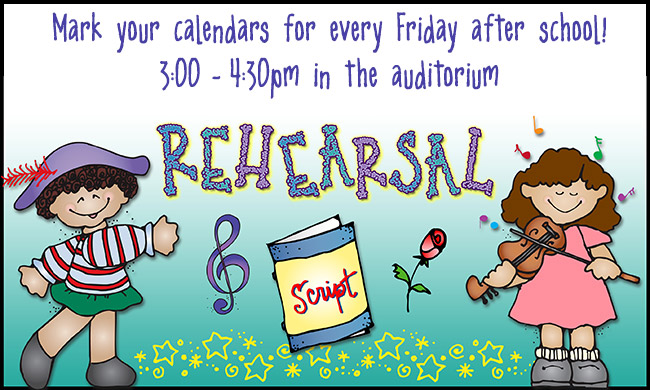 Take the Stage Clip Art for Drama and Theater Kids