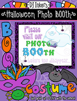 Halloween Photo Booth - Printable Props Collection