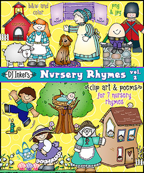 Nursery Rhymes Clip Art Download vol. 2