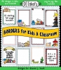 12 darling clip art Borders for Kids and Classrooms by DJ Inkers
