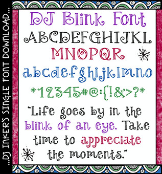 DJ Blink Font Download