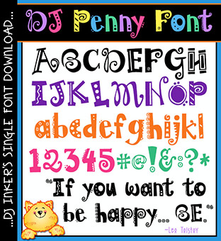DJ Penny Font Download