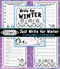 Just Write for Winter Printable Workbook Download