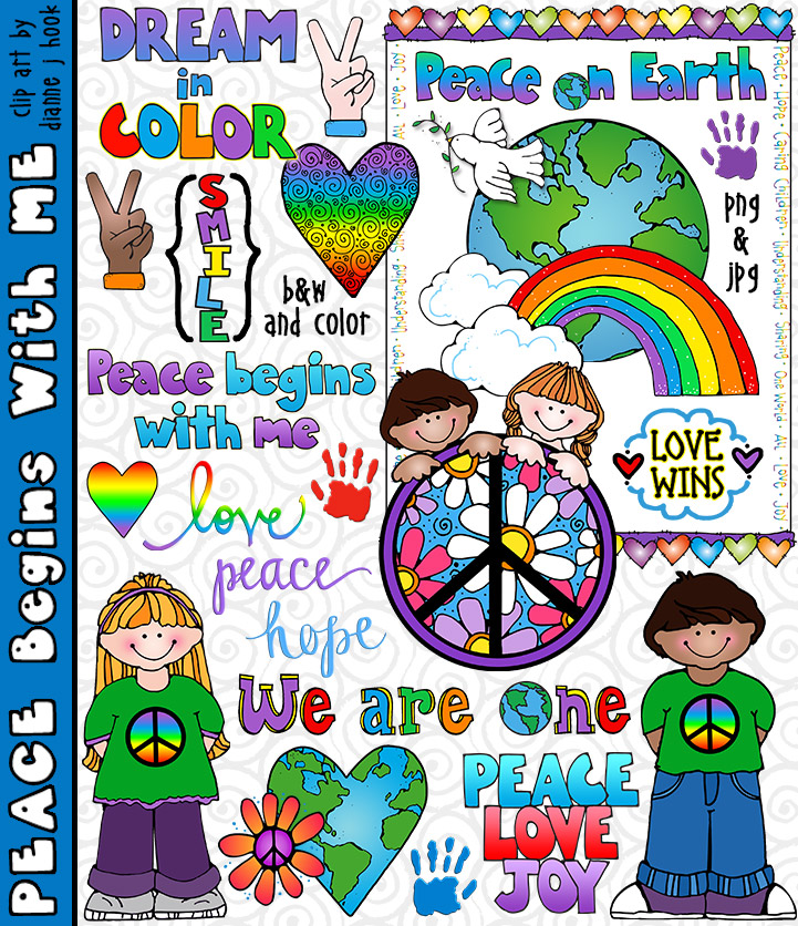 Peace Begins With Me Clip Art Download