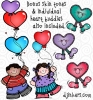 Heart Art Friends - Valentine Clip Art Download
