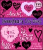 Sweethearts Valentine Cut-Out Collection - SVG Files