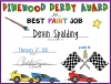 Pinewood Derby Awards - Printable Certificates for Scouts