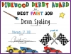 Pinewood Derby Awards - Printable Certificates for Cub Scouts