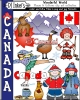 Cute kids clip art for Canada and cool creations by DJ Inkers
