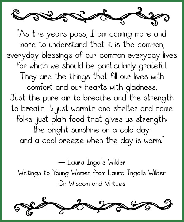Quotes on everyday life - Laura Ingalls Wilder - DJ Inkers Everyday font