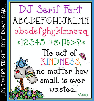 DJ Serif Font Download