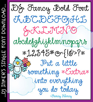 DJ Fancy Bold Font Download