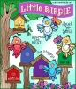 Cute little bird clip art for creating springtime smiles -DJ Inkers