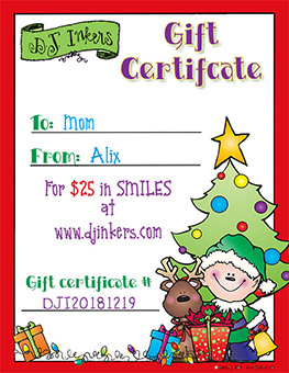 Happy Holiday BONUS Gift Certificate - $25 for $20!