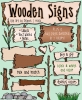 Wooden Signs Clip Art Download
