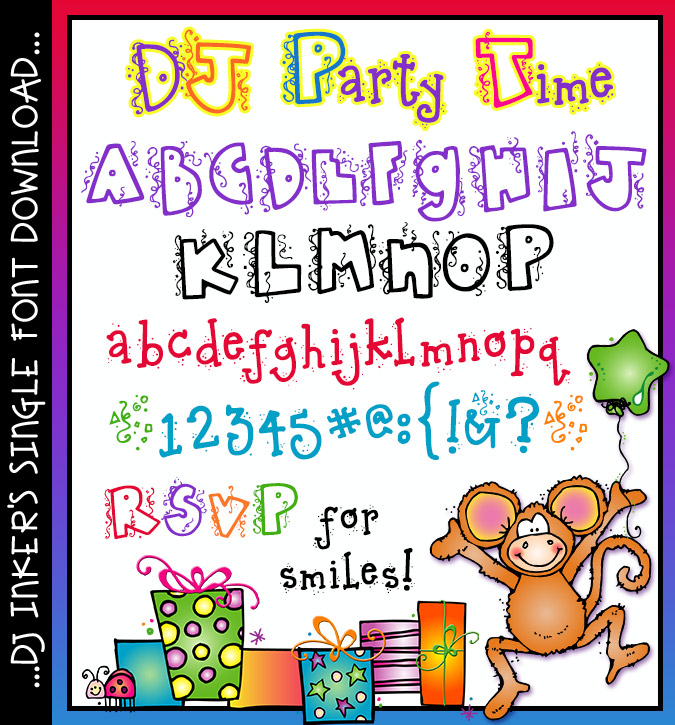DJ Party Time Font Download