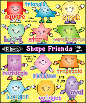 Shape Friends Clip Art Download
