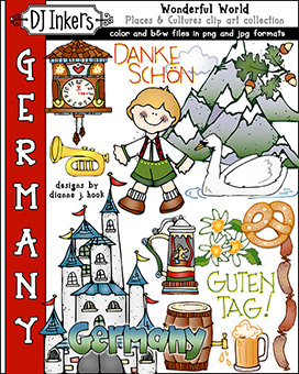Germany - Wonderful World Clip Art Download