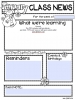 Class Newsletters - Monthly Templates Download