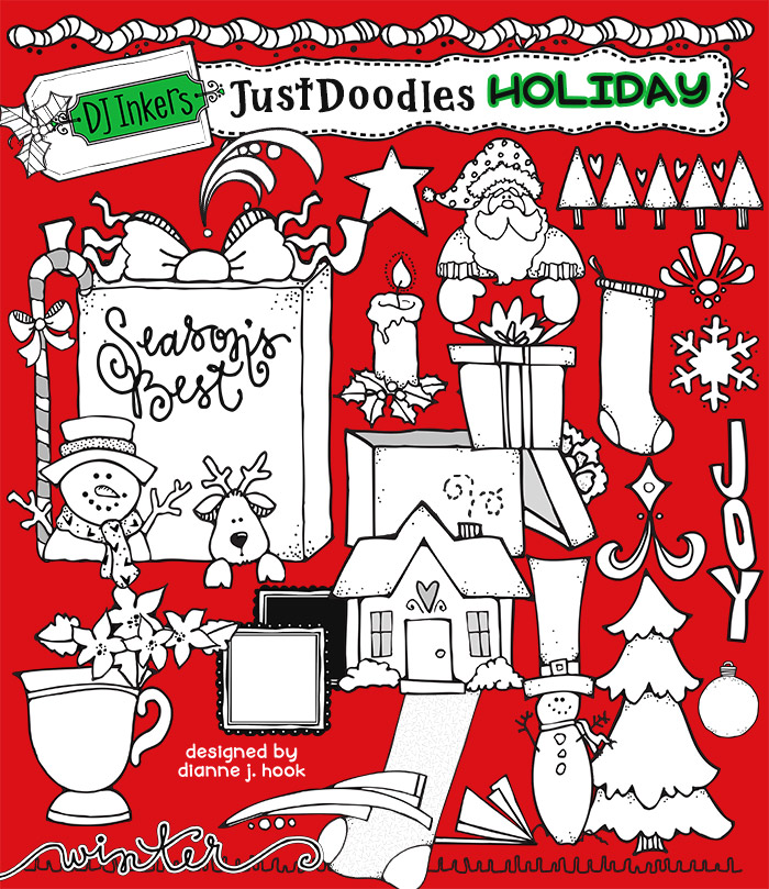 Just Doodles Holiday Clip Art Download
