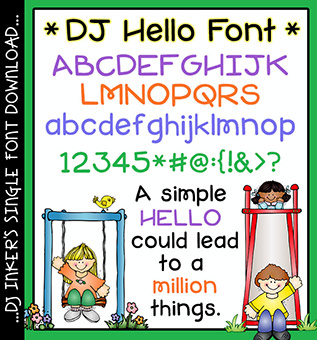 DJ Hello Font Download