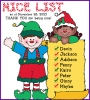 My Wish List - Holiday Elf Printable and Clip Art