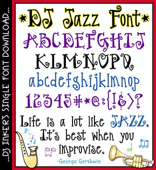 DJ Jazz Font Download