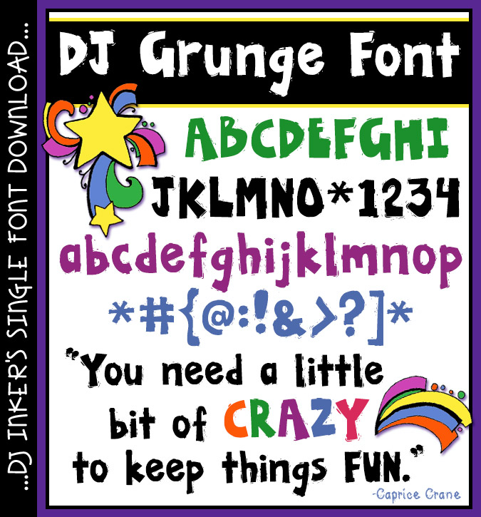 DJ Grunge Font Download
