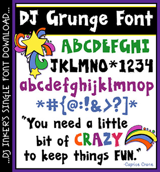 DJ Grunge Font Download