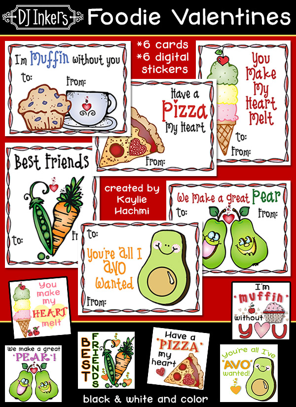 Cute food Digital sticker