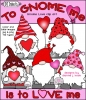 Cute Valentine Gnome clip art you'll love by DJ Inkers