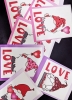 Gnome Valentine cards by DJ Inkers