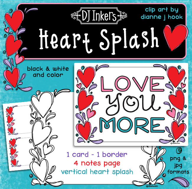 Heart Splash Clip Art Download