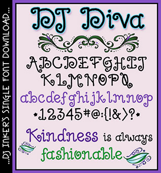 DJ Diva Font Download