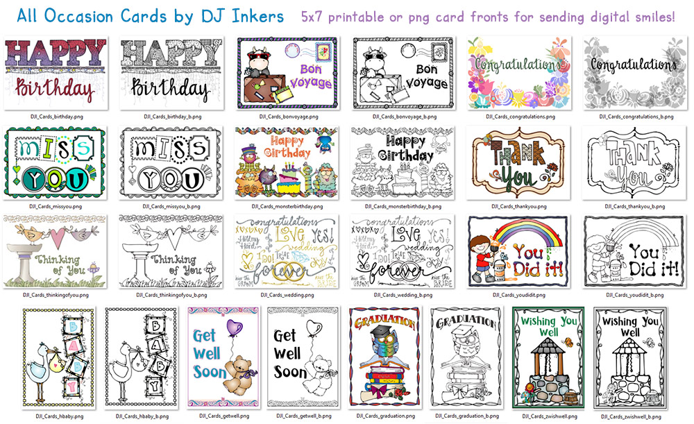 All Occasion Card Collection - Digital and Printable Greetings