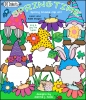 Cute clip art garden gnomes for springtime smiles by DJ Inkers